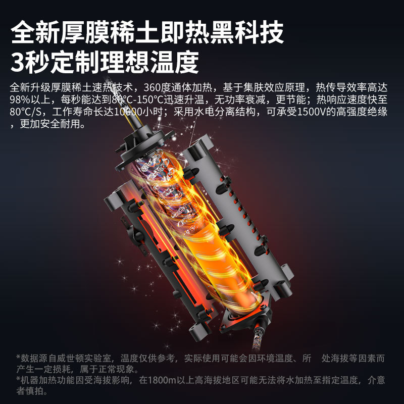 True Hydrogen-Rich Water Machine Desktop Installation-Free Electrolyzed Water Weak Alkaline Water Purifier Desktop R0