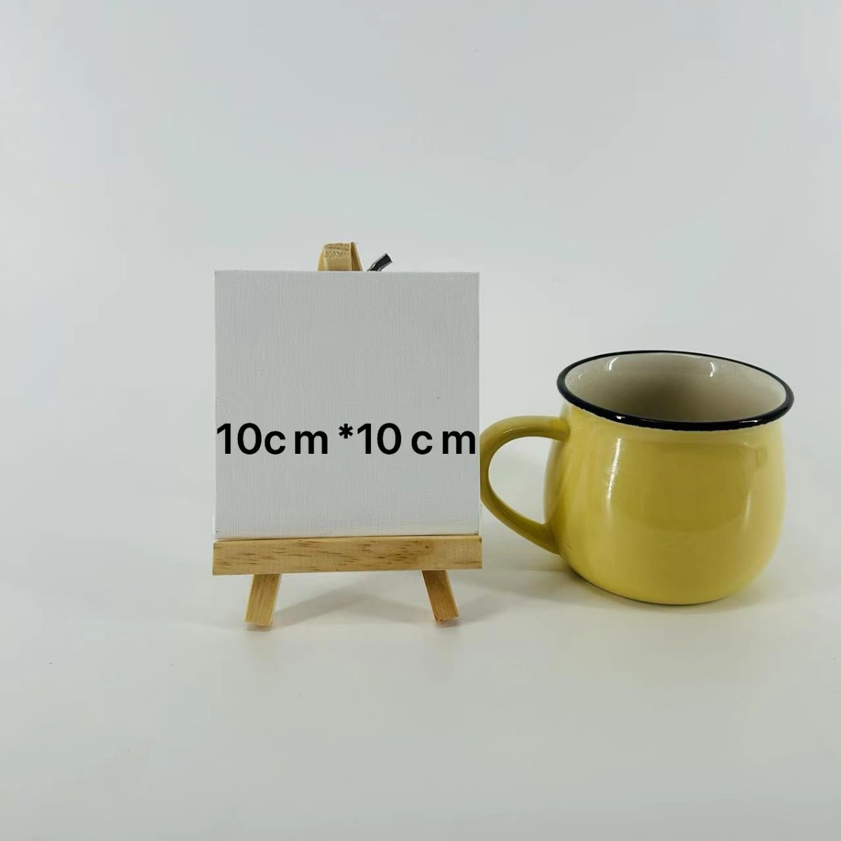 Oil Painting Board Factory Direct Sales 3mm Ultra-Thin Drawing Board Pure Cotton Canvas Portable Practice Canvas Board Oil Painting Supplies