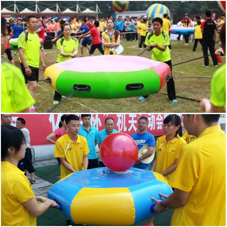Fun Games Stars Holding Moon Dryland Dragon Boat Inflatable Games Prop Manufacturers Dynamic Five Rings