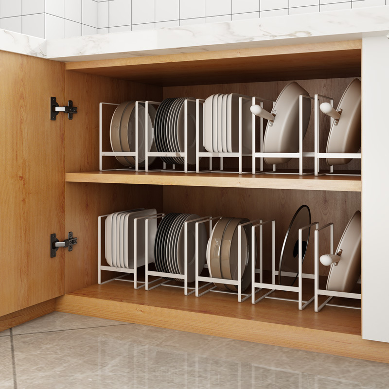 Cross-border Japanese-style Household Kitchen Storage Rack Dinner Plate Rack Drain Bowl Plate Bracket Household Tableware Organizer Storage Artifact