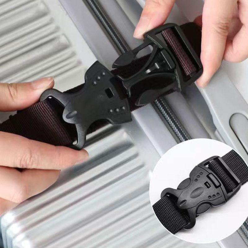 Adjustable Luggage Case External Hanging Buckle Multi-function Backpack Hook Outdoor Mountaineering Bag Lanyard Suitcase Strap