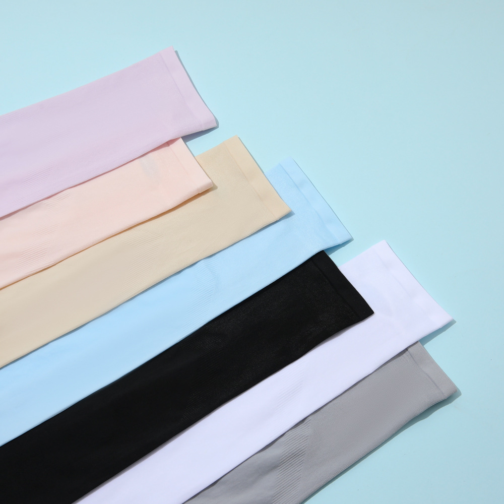 Cross-Border New Sun Protection Sleeves for Outdoor Sports and Cycling, Sun Protection with Finger Ice Sleeves, Outdoor Fishing and Fishing Arm Guards