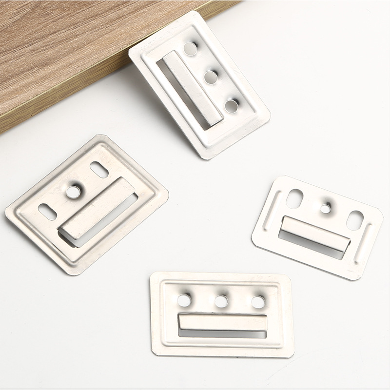PVC Buckle Plate Buckle Fixing Piece Bamboo-wood Fiberboard Integrated Wallboard Buckle Stainless Steel Clip