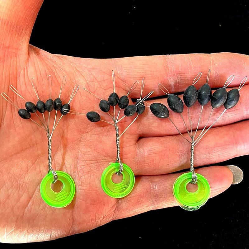 Big Olive Space Bean Top Bean Anti-collision Lead Hole Bean Rod Slightly Bean Extra Large Giant Herring Sturgeon Line Group