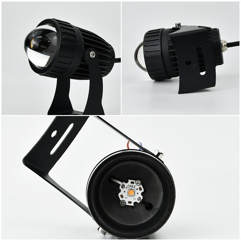 Outdoor Led Beam of Light Waterproof Outdoor Hotel Exterior Wall Spotlight Super Bright Remote Rgb Colorful Floodlight