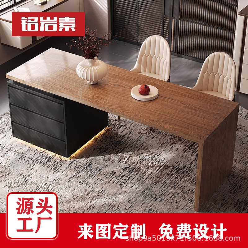 Medieval-Style Integrated Island Table and Dining Table for Home Use, Custom-Made High-End Functional Rock Slab for Kitchen Island