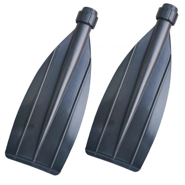 Thickened Paddle Blades, Aluminum Alloy Paddling Assault Boat Accessories, Rubber Boat Rowing, Inflatable Kayak, Plastic Labor-Saving