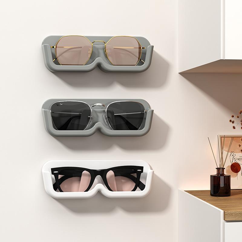 Glasses storage rack bathroom bedside anti-pressure wall-mounted sunglasses sunglasses display props myopia glasses frame display stand