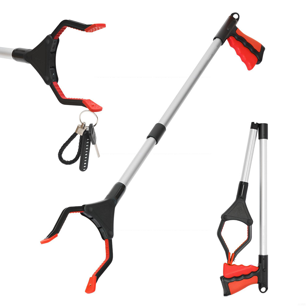 Folding Picker with Magnet/Garbage Clip/Pickup Clip