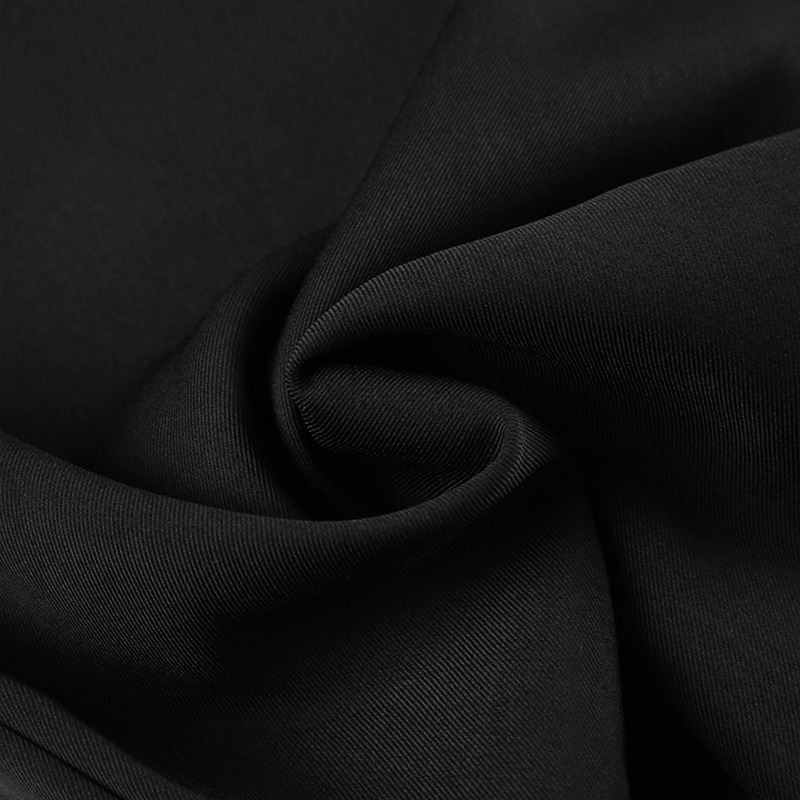 Cross-border Europe and the United States simple style basic versatile black slim suit pants temperament commuter low waist straight casual trousers