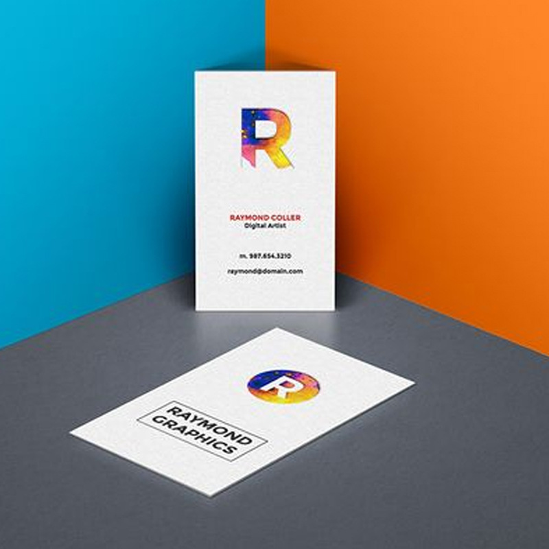 Billiton Card Business Card Making Personality Ice White Gang Ancient Cotton Paper Stamping Custom Bronzing Concave-convex Color Printing Gravure Business Card