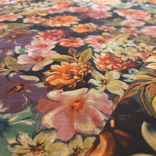 Suhong New Silk Fabric 100 Mulberry Silk Spun Xiangyun Yarn Clothing New Guofeng Fabric Hongcheng Silk