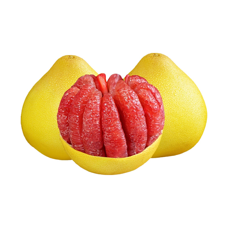 Spot Fujian Three Red Pomelo Red Flesh Honey Pomelo Thin Skin Large Fruit Fresh Sweet and Juicy Seasonal Fresh Fruit Free Shipping