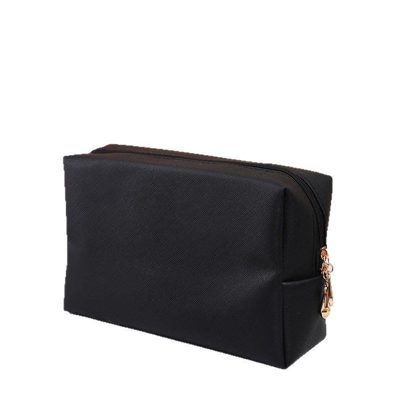 Ins Style Simple New Cosmetic Bag Women Hand Portable Square Waterproof Simple Travel Toiletry Storage Bag