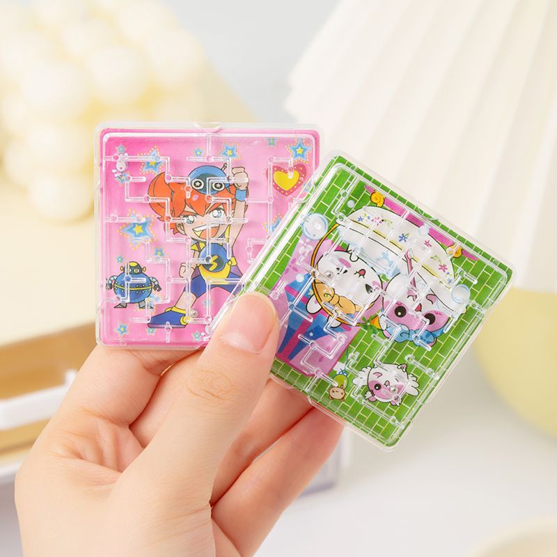 Mini balance maze small size handheld ball maze balance ball children's educational toys factory wholesale