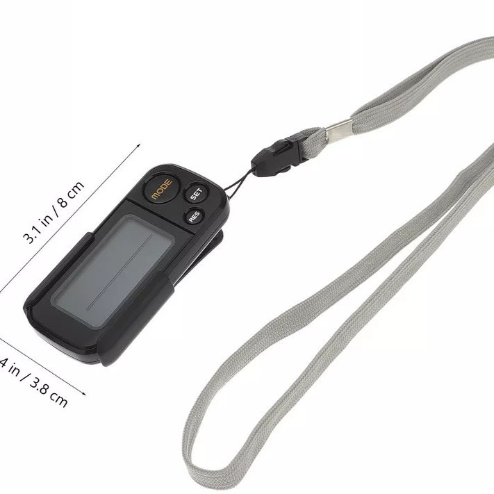 Large Screen 3D Digital Km Stopwatch Calorie Pedometer 30-Day Memory Million Counter Running Dropshipping