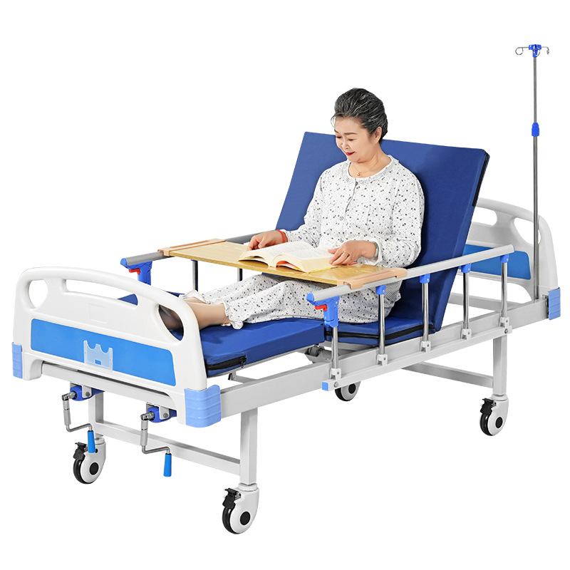 Multifunctional nursing bed hospital bed paralyzed patient rehabilitation medical bed factory manual single and double shake nursing home