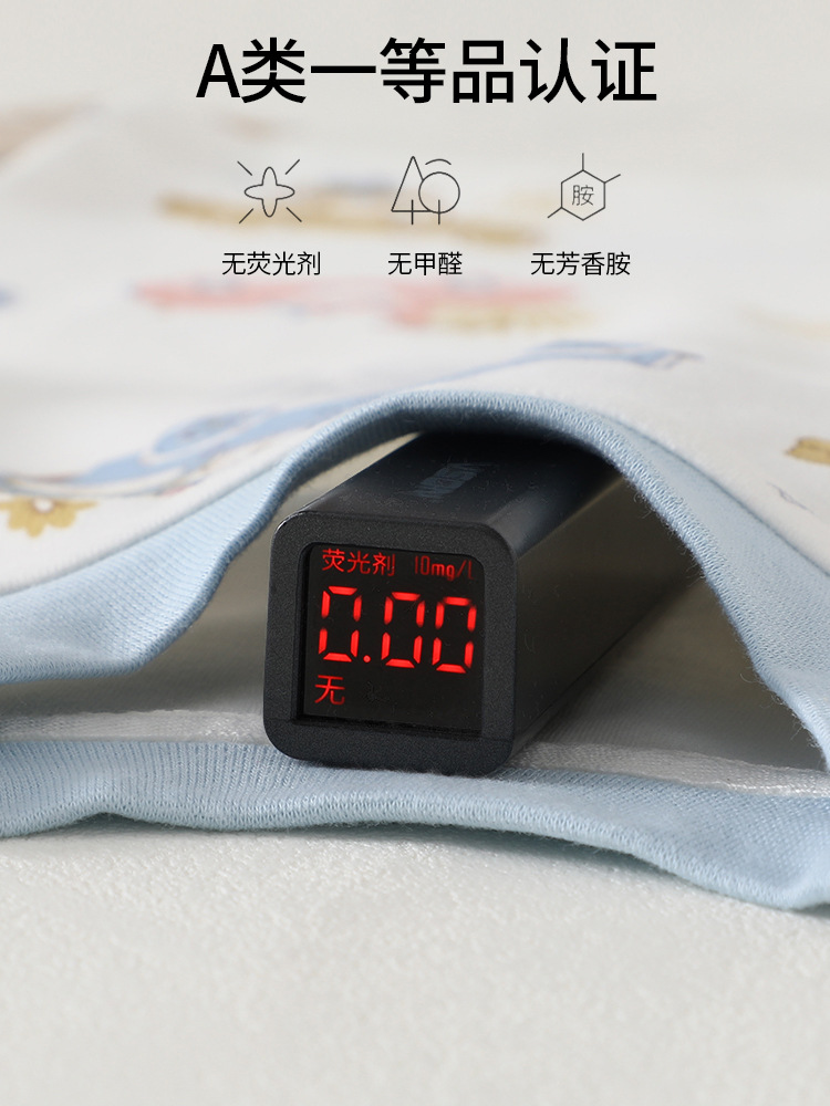 Children's Autumn Clothes and Pants Cotton Class A Spring and Autumn Baby Infant Split Clothes Pajamas Home Clothes Underwear suit