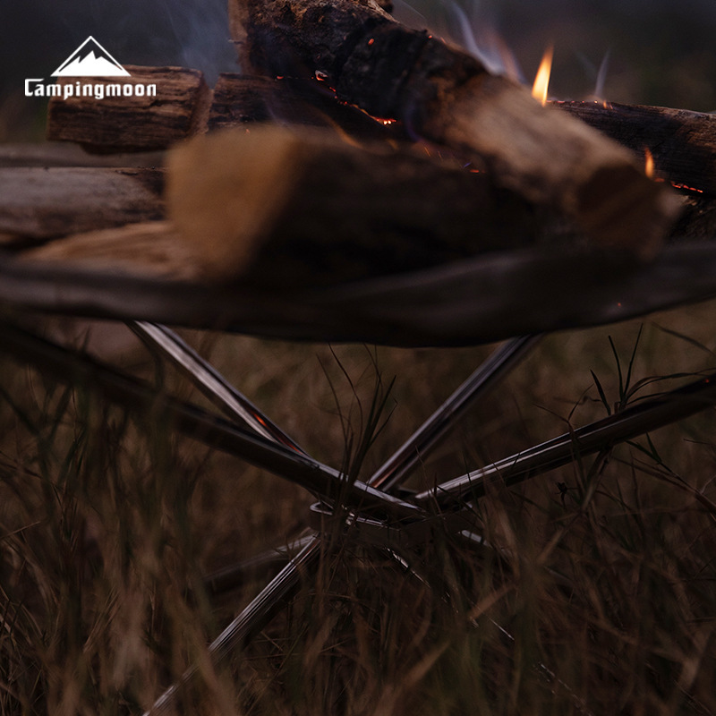 Coleman Outdoor Lightweight Stainless Steel Folding Barbecue Grill Stove Heating Stove Large Flame Mountain Bonfire Burning Table