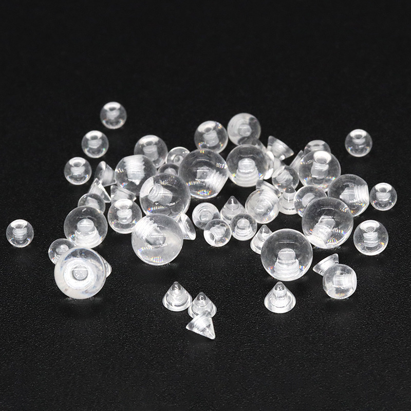 Оптовая продажа невидимых прозрачных шаров, пирсинг-ювелирных изделий, стержней для губ, носовых стержней, стержней для бровей, жемчужных шаров и культурных украшений в наличии