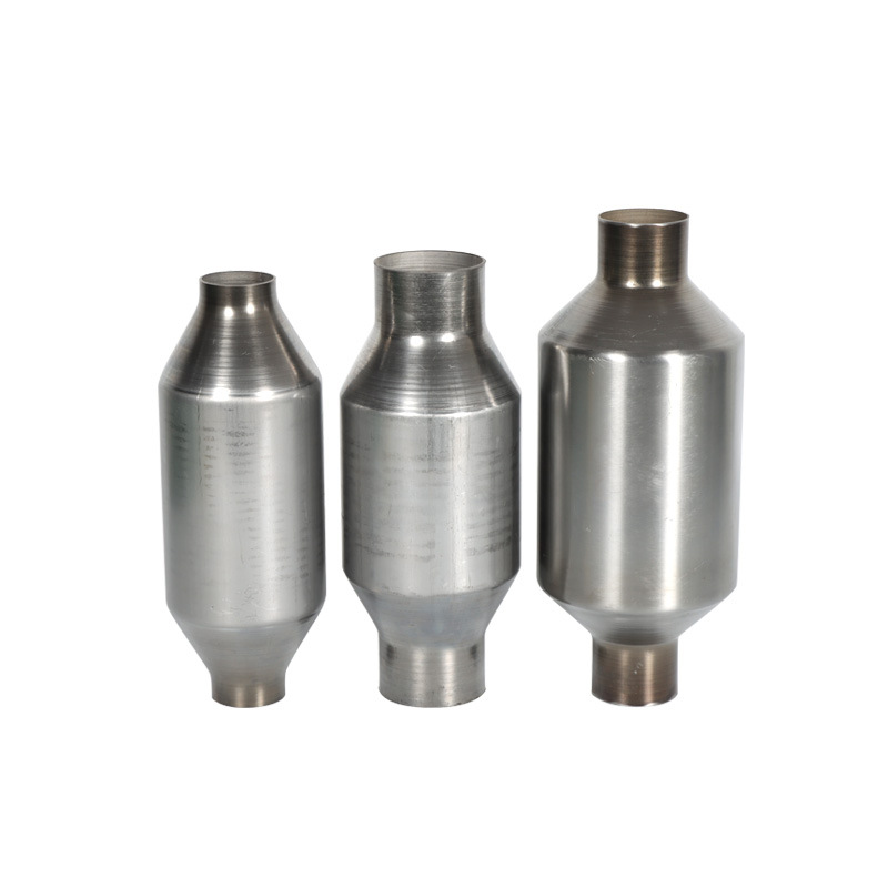 Three-way catalytic converter universal package spinning package exhaust gas purifier obd high filtration car modification universal carrier