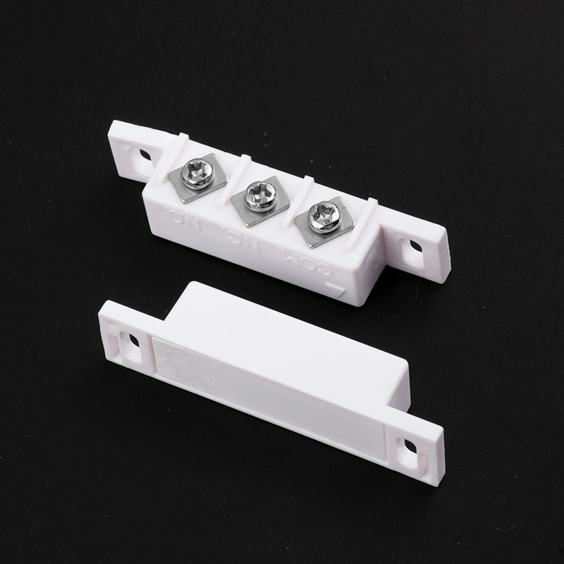 Snow Wolf door and window magnetic sensor surface mount induction detection household Reed tube door magnetic alarm normally closed