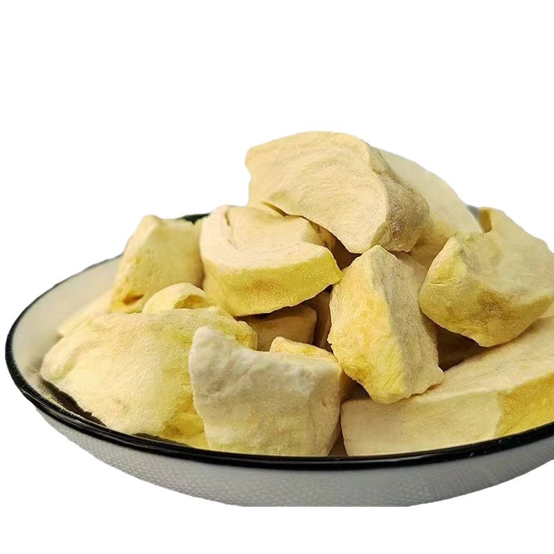 Tai Xian Sheng Premium Fd Durian Freeze-Dried Golden Pillow Freeze-Dried Durian Raw Material Original Cut Durian Pieces Bulk Factory Wholesale