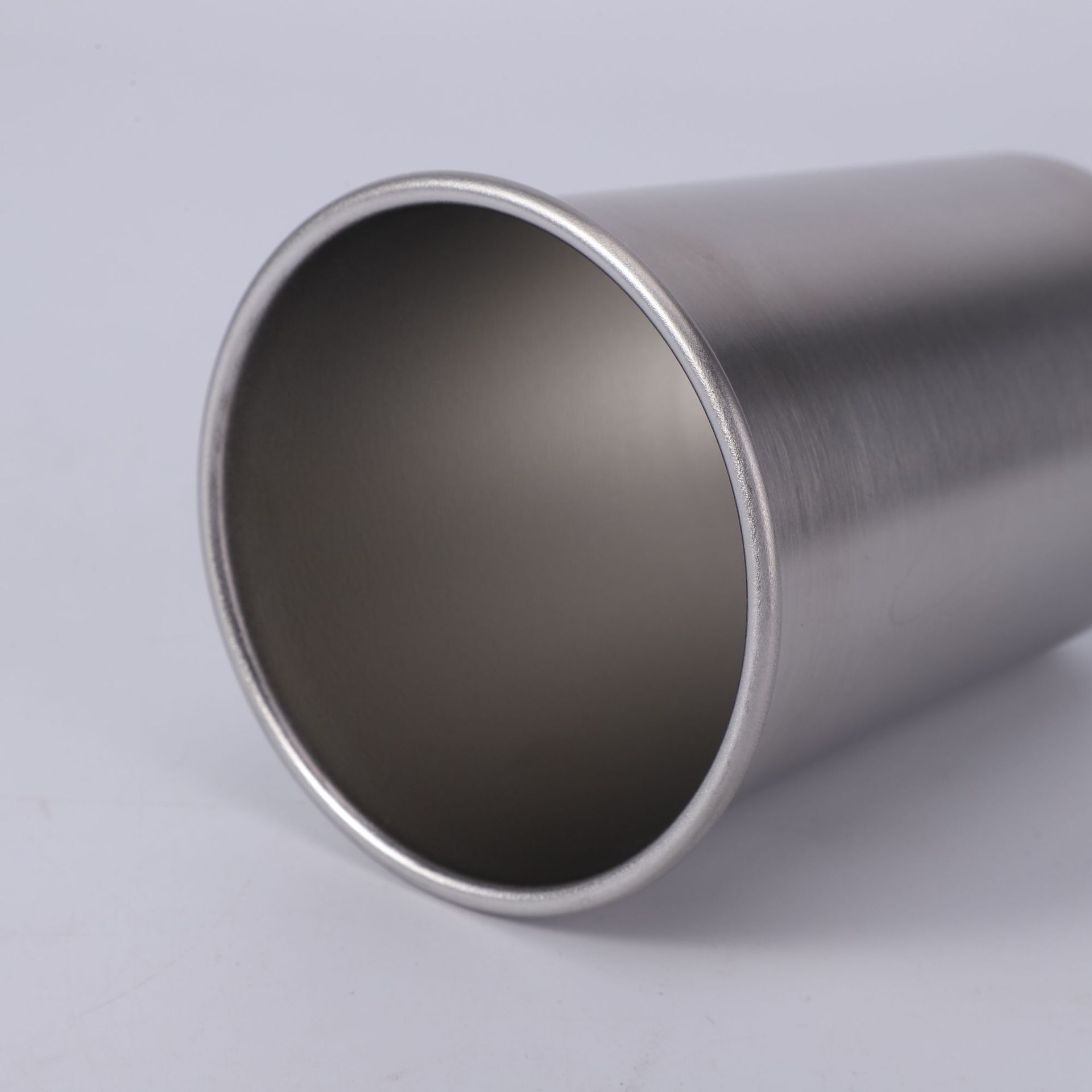 New Simple Stainless Steel Water Cup Single-Layer Beer Cup Cold Drink Cup Mouthwash Cup Juice Cup Restaurant Tea Cup Water Cup