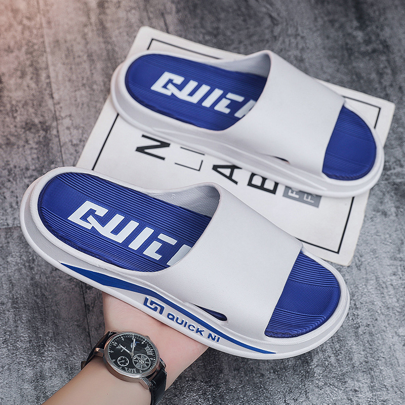 Тапочки для мужчин летние мягкие с толстой подошвой для дома сандалии для женщин