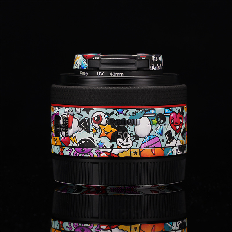 Suitable for Canon Rf50F1.8 Stm Lens Protective Film 16F2.8 Full Film Sticker 3m