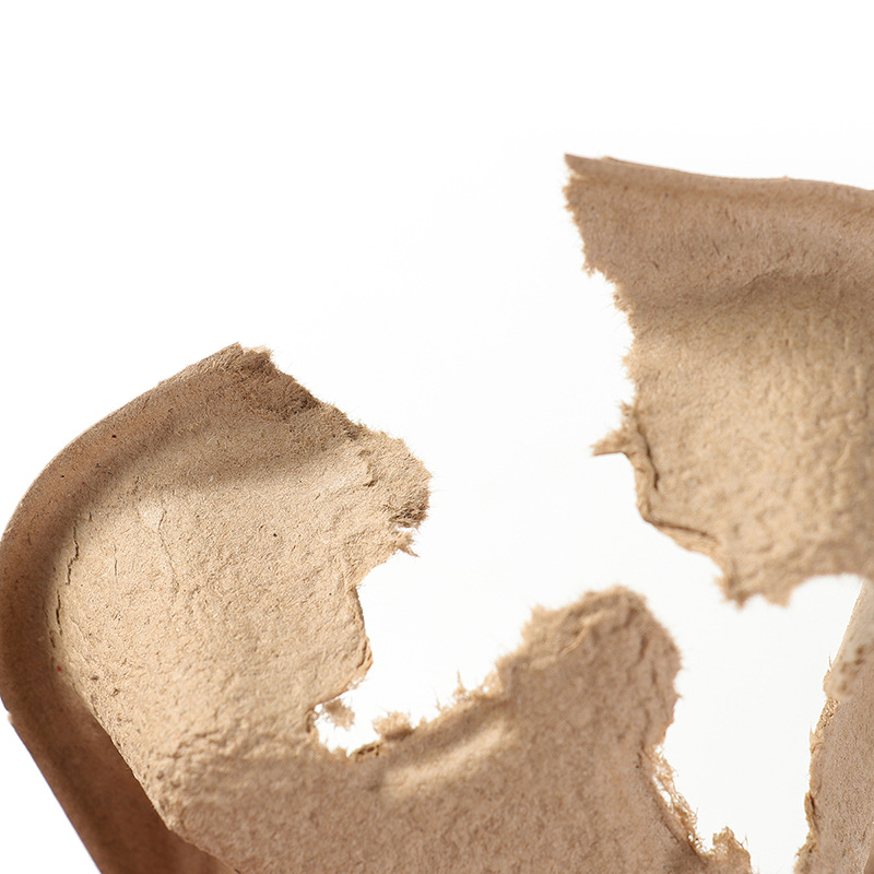 Cup Holder Disposable Takeaway Packed Milk Tea Cup Holder Degradable Single Double Four Cup Pulp Cup Holder Coffee Soybean Milk Cup Holder