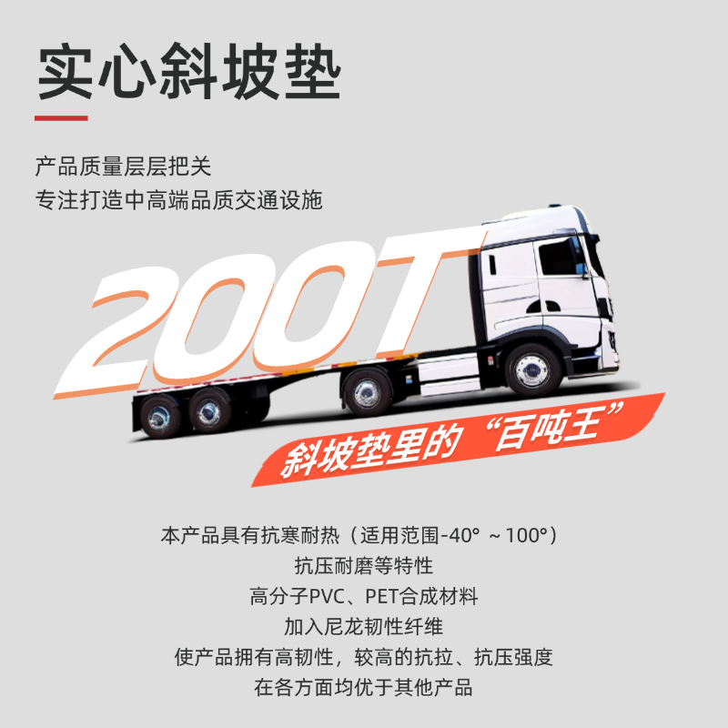 Kt Solid Slope Pad Rubber Curb Threshold Stair Heavy Vehicle Pressure-Resistant Durable Anti-Slip Foot Step Slope