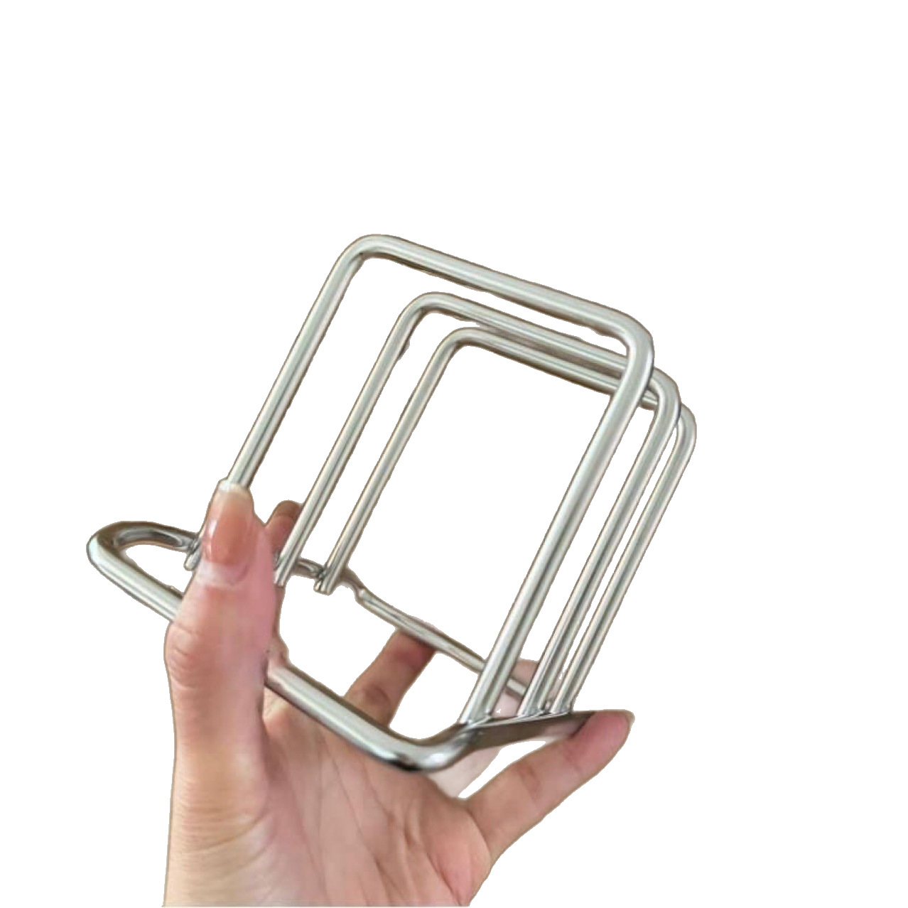 Kitchen Storage Rack for Cutting Boards, Stainless Steel Chopping Board, Cabinet for Storing Pot Lids, Countertop Cutting Board Holder