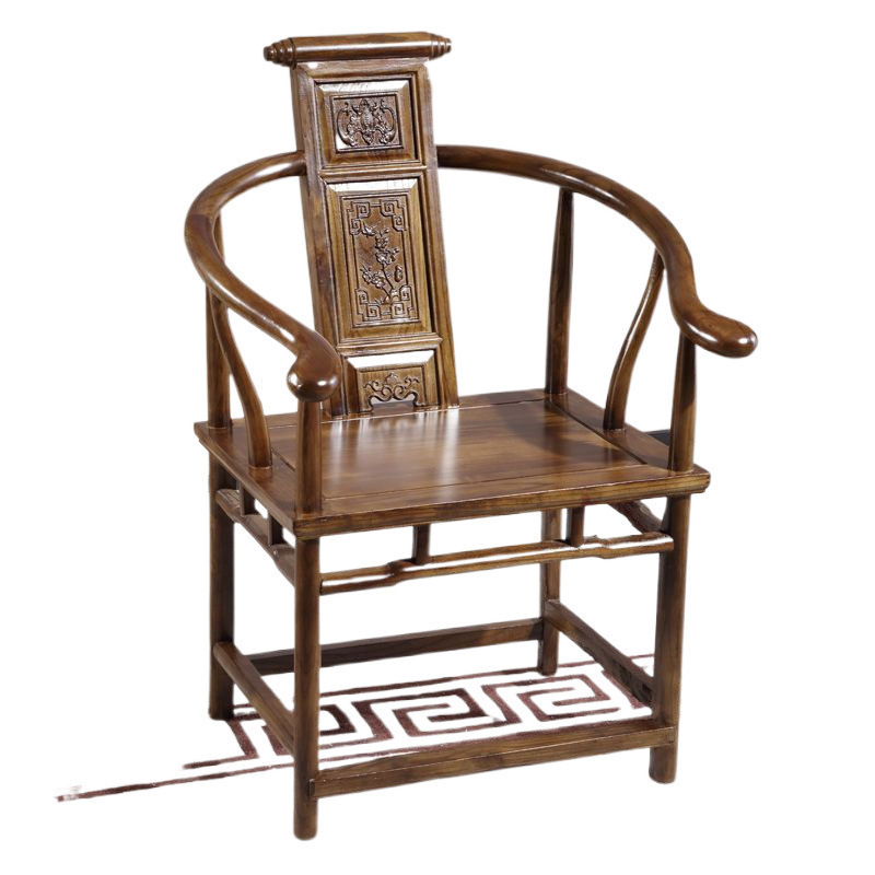Solid Wood Armchair, New Chinese Style Armchair, Tea Drinking Chair, Home Restaurant, Teahouse, Hotel Tea Table, Dining Chair, Master Chair, Antique Style Chair