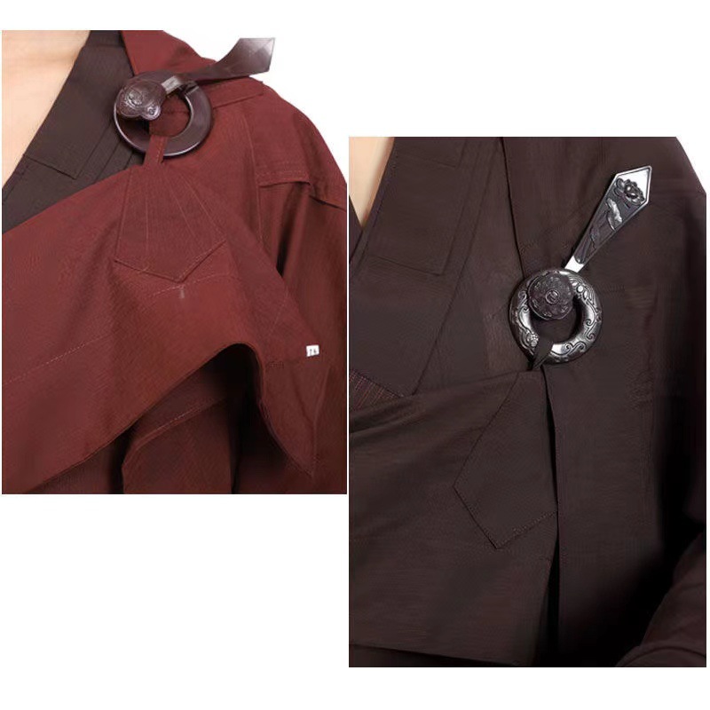 Dixi Manyi's Initiation Robe, Five-Piece and Seven-Piece Layman's Clothing, Men's and Women's Haiqing Cassock, Spring Monk's Clothing, Manyi's Initiation Robe, Ethnic