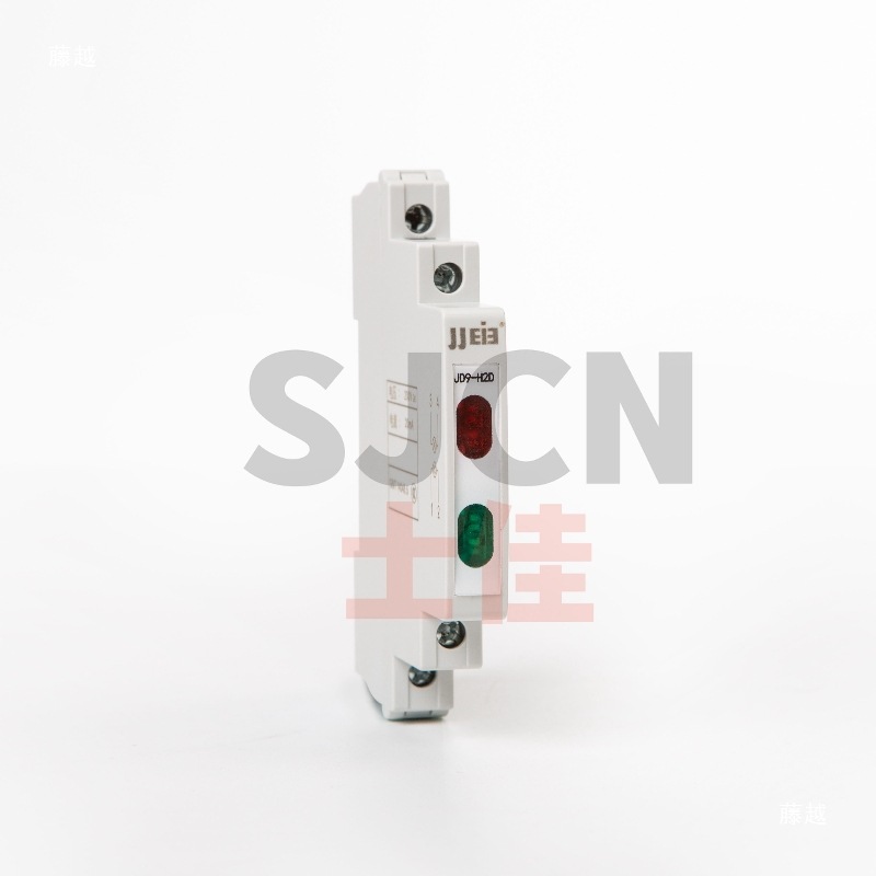 Rail type JP9 single and double indicator light D power signal light 230V rail type mini C45 indicator light