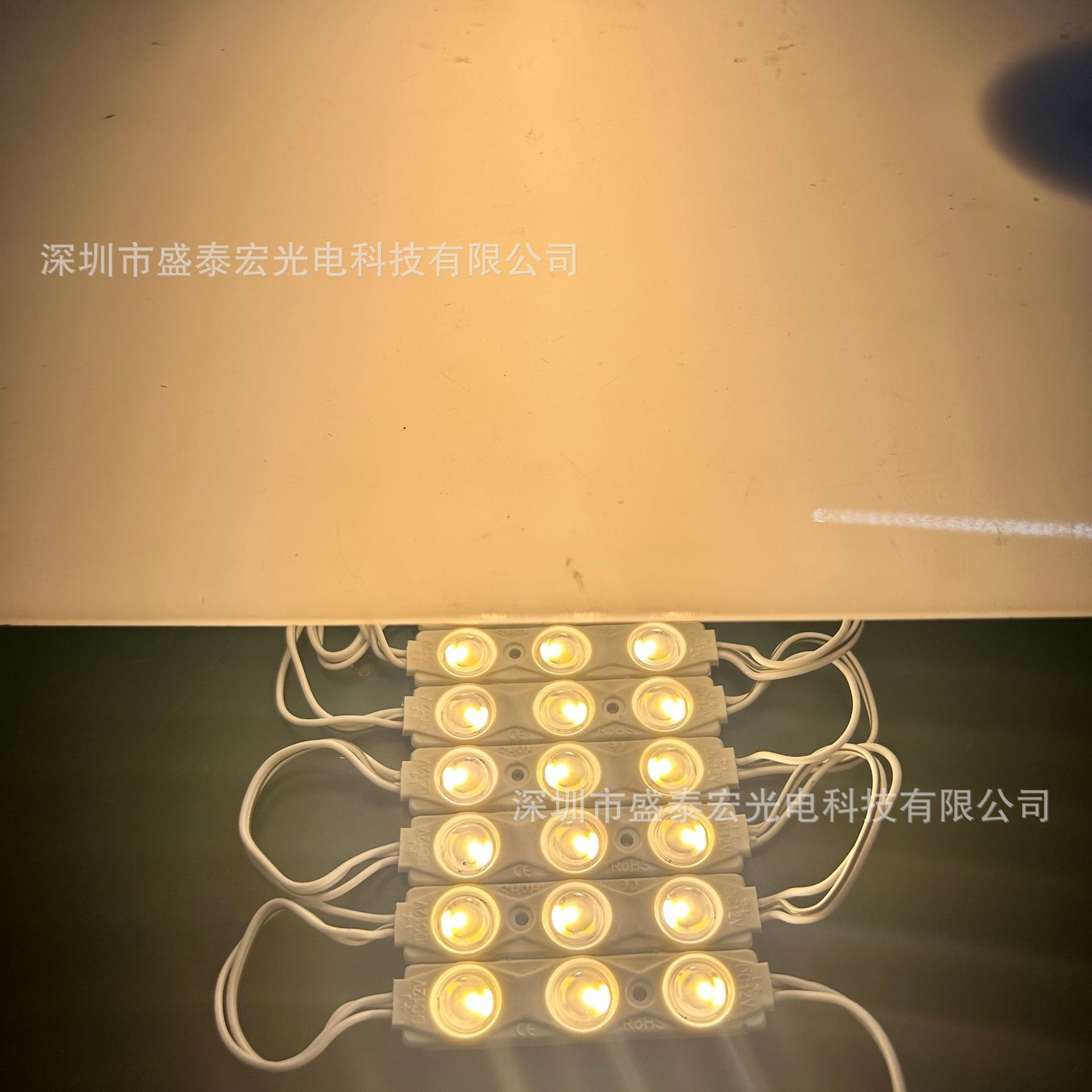 osramLED injection molding 3 lamp module double color temperature 2700-6500K three color dimming advertising light source lamp luminous word