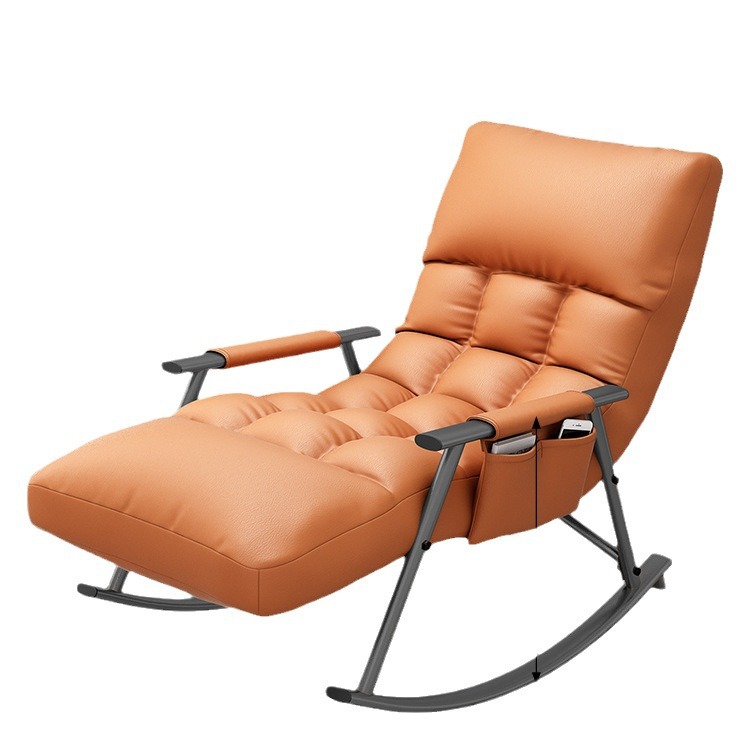 Rocking Chair Nap Recliner Balcony Home Leisure Chair Reclining Sleeping Lazy Sofa Rocking Chair Bedroom Lying