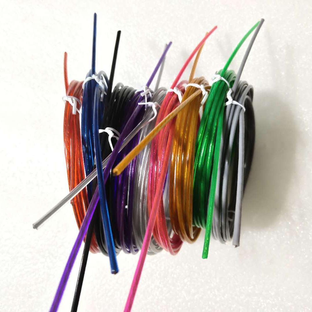 2.5mm Thick Steel Wire Jump Rope Accessory Spare Rope Pvc-Coated Steel Wire Coil Jump Rope Parts 3m Long