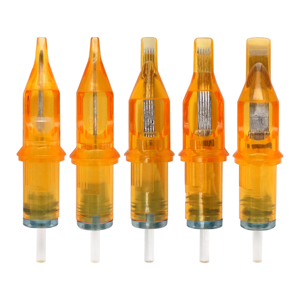 Disposable tattoo needle yellow dragonfly tattoo integrated needle tattoo tool full set of equipment tattoo current instrument needle