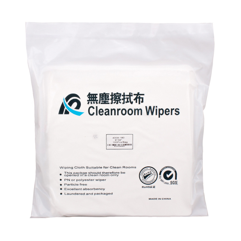 Ruiheng dust-free cloth uv9 inch cleaning cloth microfiber industrial cleaning cloth lint-free mobile phone cleaning cloth 9*9