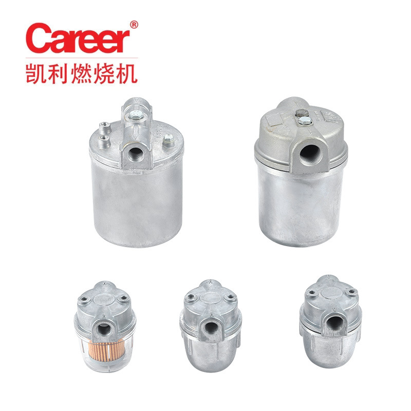 Burner die casting accessories 2 points fuel filter industrial burner combustion diesel filter filtration device