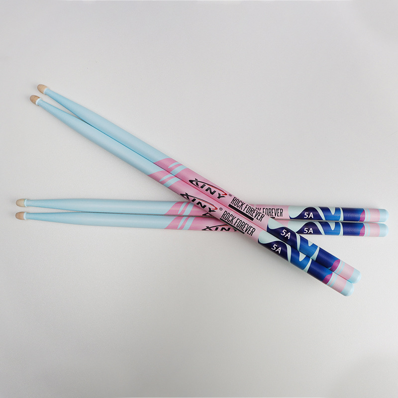 Factory Painted Drumsticks Musicfestivalperformancedrumstick Solid Wood Drumsticks