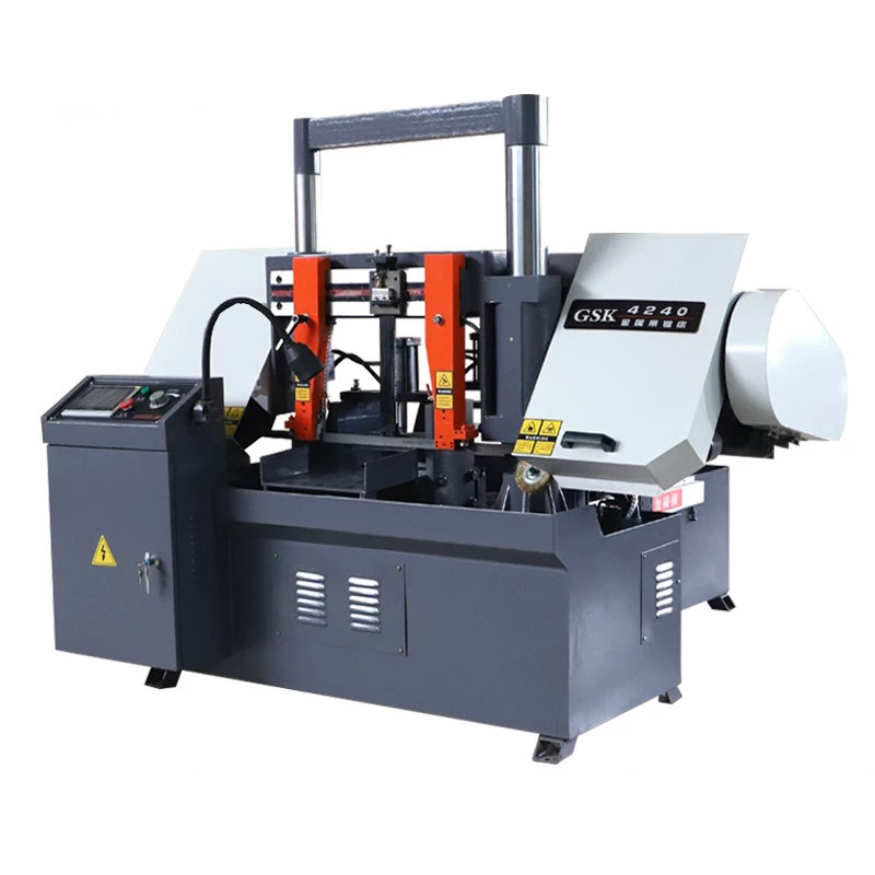 Gz4240 Cnc Sawing Machine Fully Automatic Feeding Double-Column Gantry Metal Band Saw 42504260 Horizontal Sawing Machine