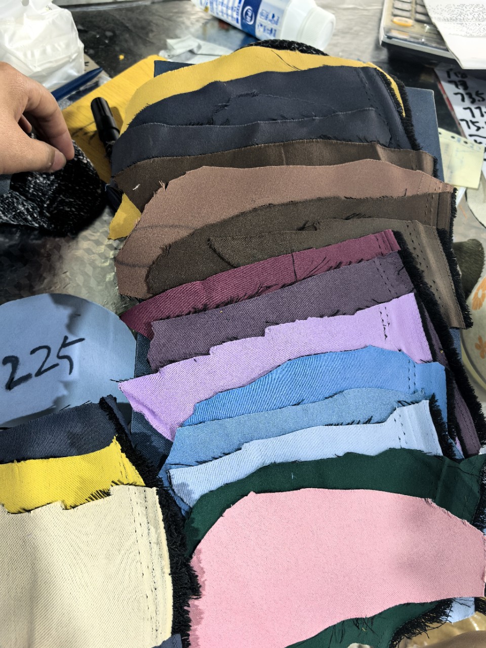 Cross-Border E-Commerce Spot Inventory Curtain Fabrics Special Processing Wholesale Supply Home Textile Factory Inventory Matte High Precision