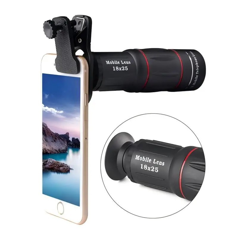18X Concert Mobile Phone Telescope Shooting Artifact Monocular Telephoto Lens Camera High-Definition Photo