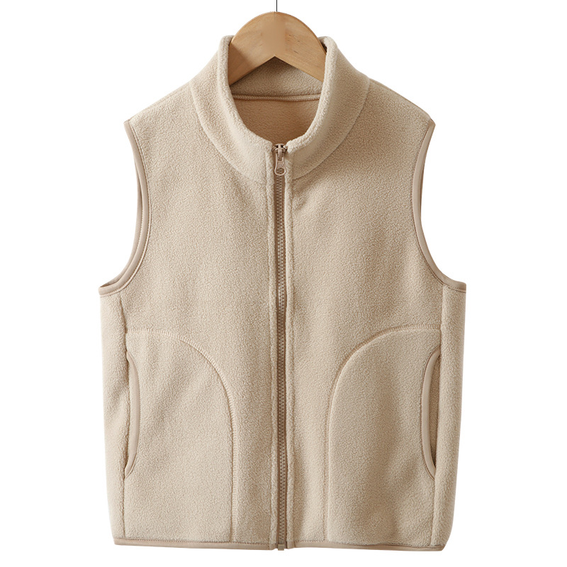 New Children's Vest Autumn and Winter School Uniform Warm Artifact Boys and Girls Middle and Large Children Vest Warm Vest Family
