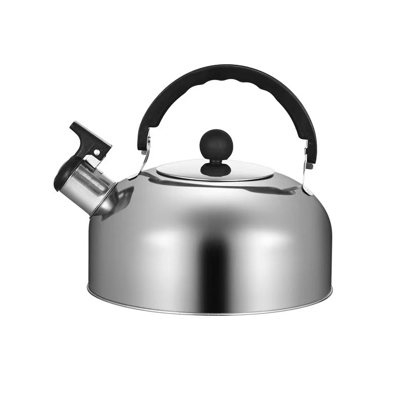 Cross-border Stainless Steel Kettle Flat Bottom Kettle Sound Kettle whistlingkettle Ball Kettle