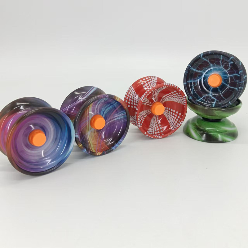 Cross-Border Supply Alloy Yo-Yo Colorful Yoyo Ball Metal Yo-Yo Boy Wire-Controlled Toy Factory Price Wholesale
