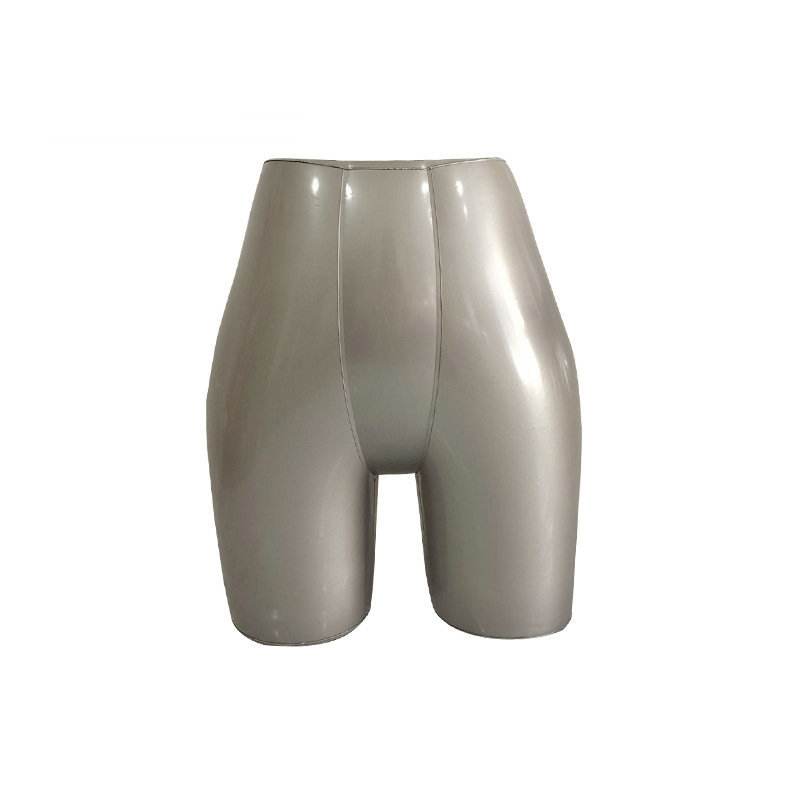 Manufacturer in stock pvc inflatable half-body female model human body model window pants women's clothing shooting display model
